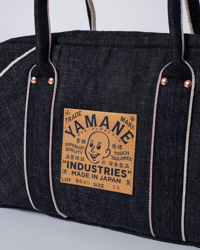 YAMANE LOT.9040 DENIM SPORTS BAG 20 INCH - DENIM