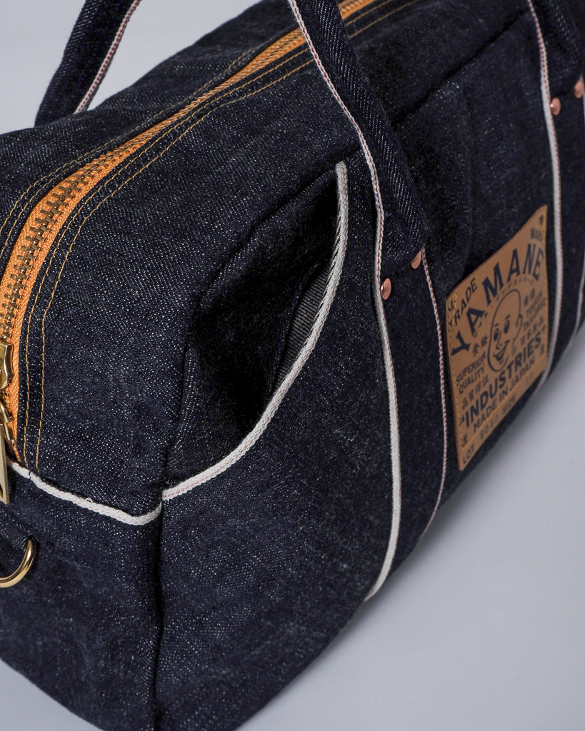 YAMANE LOT.9040 DENIM SPORTS BAG 20 INCH - DENIM