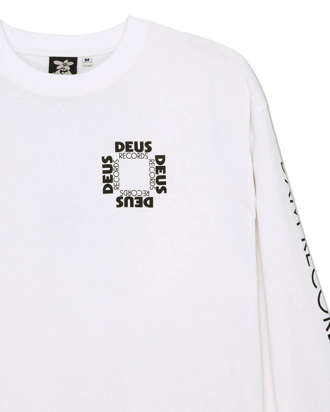 DEUS EX MACHINA DEFACTO LS TEE - VINTAGE WHITE