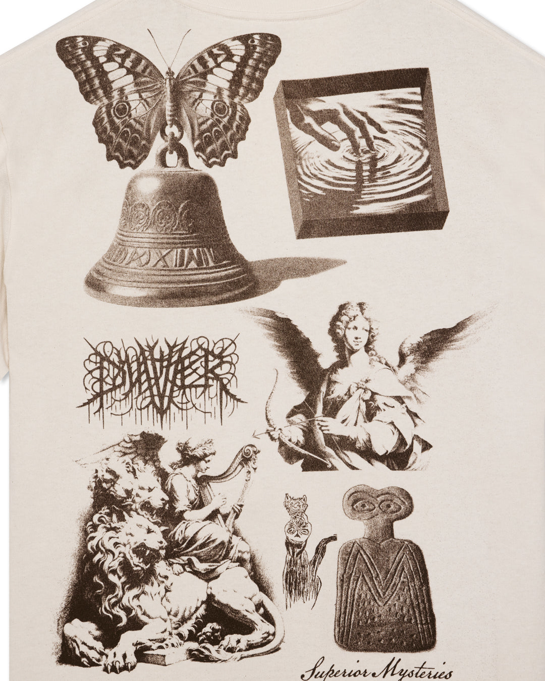 DEUS EX MACHINA INVOCATION TEE - DIRTY WHITE