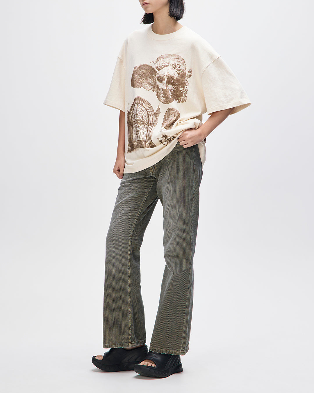DEUS EX MACHINA INVOCATION TEE - DIRTY WHITE