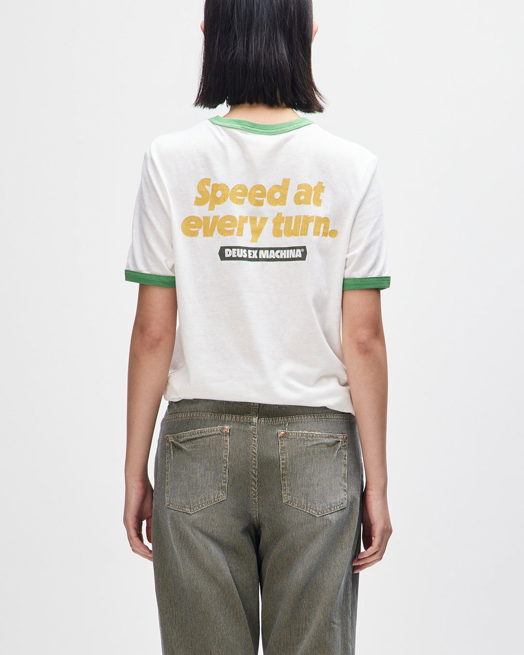 DEUS EX MACHINA FASTER TEE - DIRTY WHITE