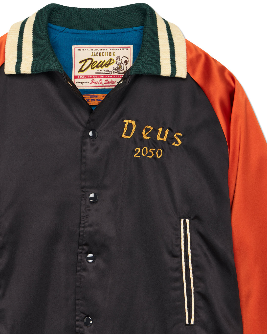 DEUS EX MACHINA OFF BEAT JACKET - BOWLING ORANGE