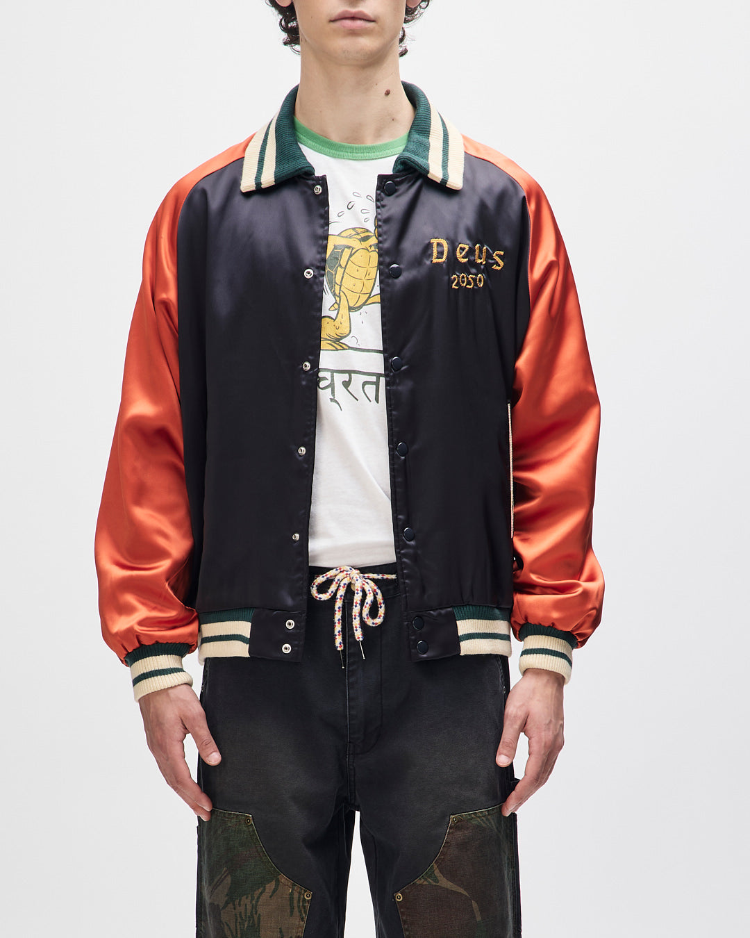 off-beat-jacket-bowling-orange|Model