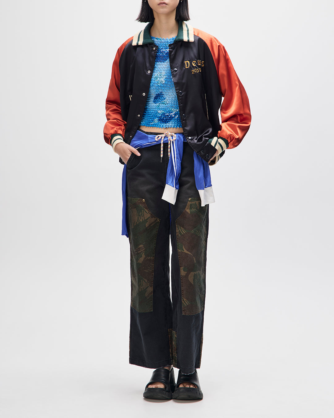 DEUS EX MACHINA OFF BEAT JACKET - BOWLING ORANGE