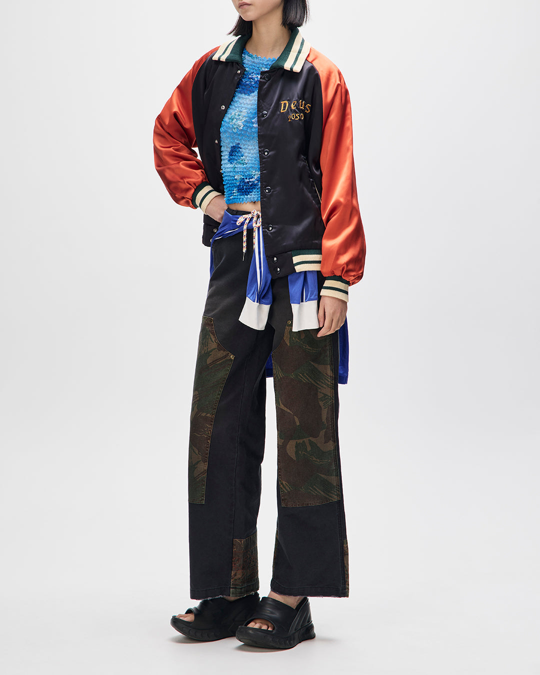 DEUS EX MACHINA OFF BEAT JACKET - BOWLING ORANGE