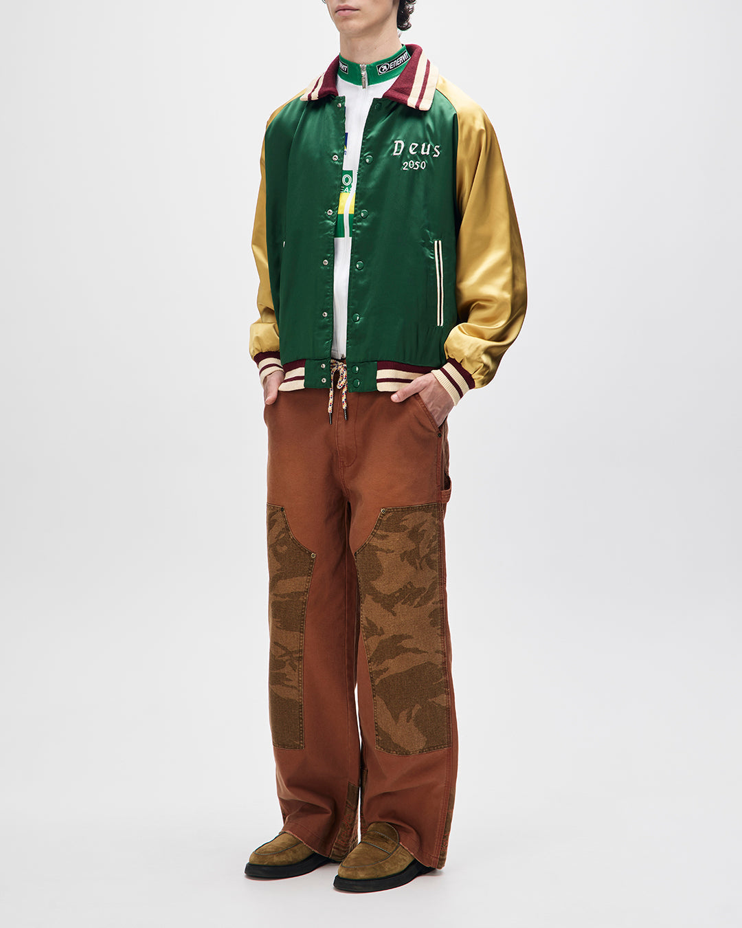 DEUS EX MACHINA OFF BEAT JACKET - TROPHY GREEN