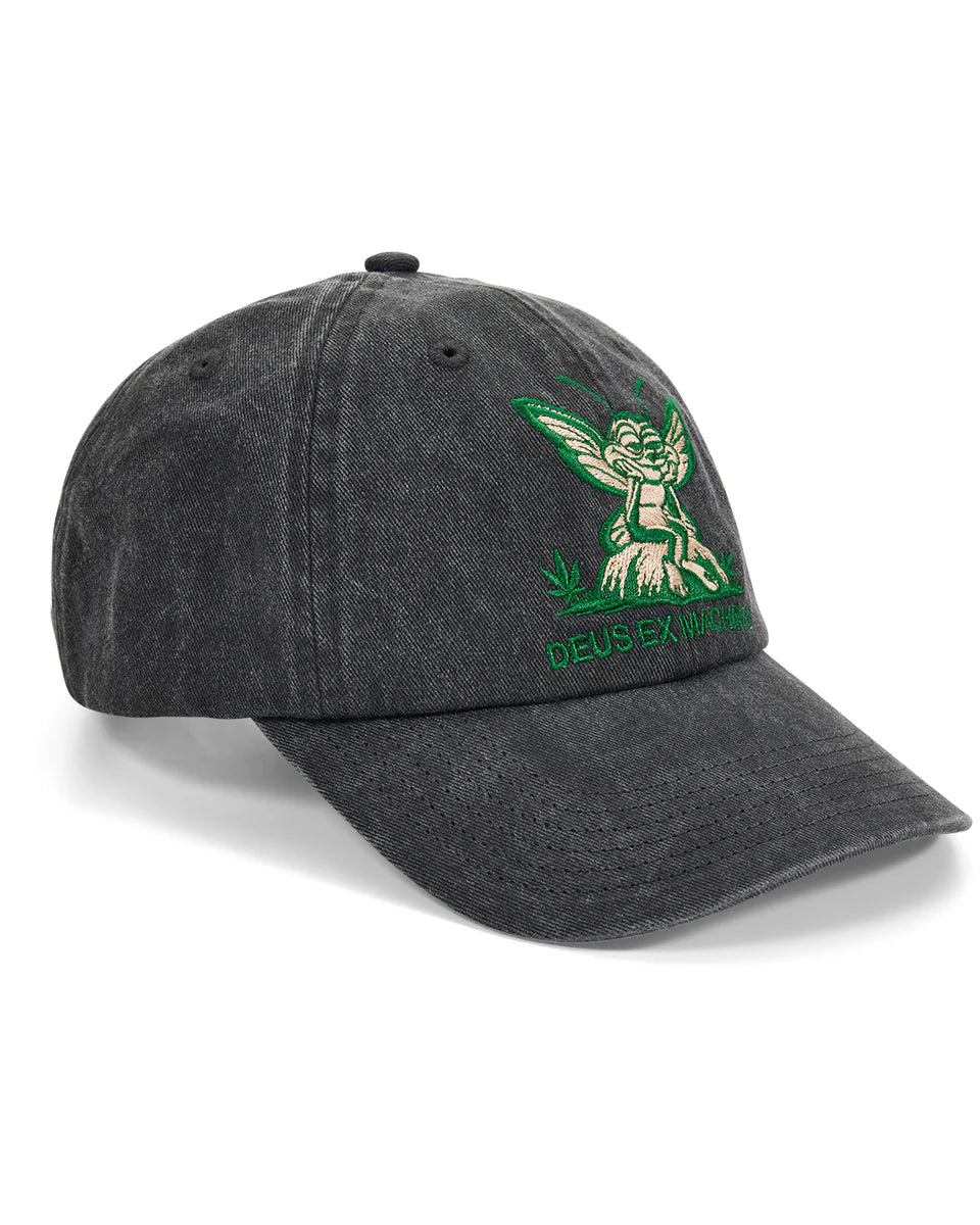 Deus Long Live Dad Cap — Anthracite — front view