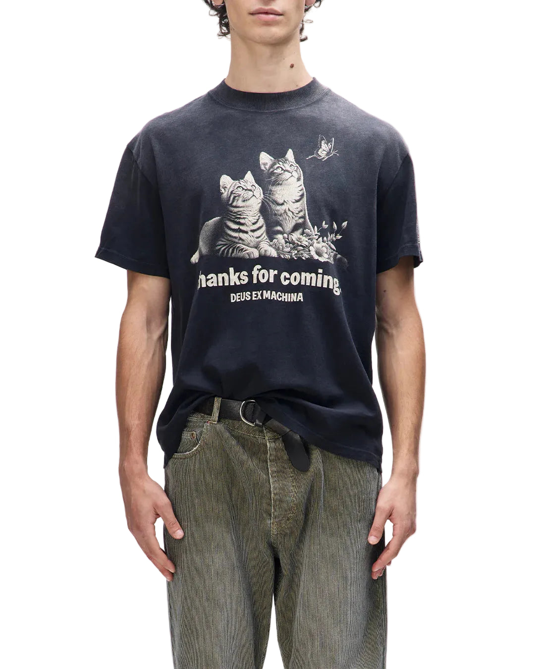 DEUS EX MACHINA OSTINATO TEE - ANTHRACITE