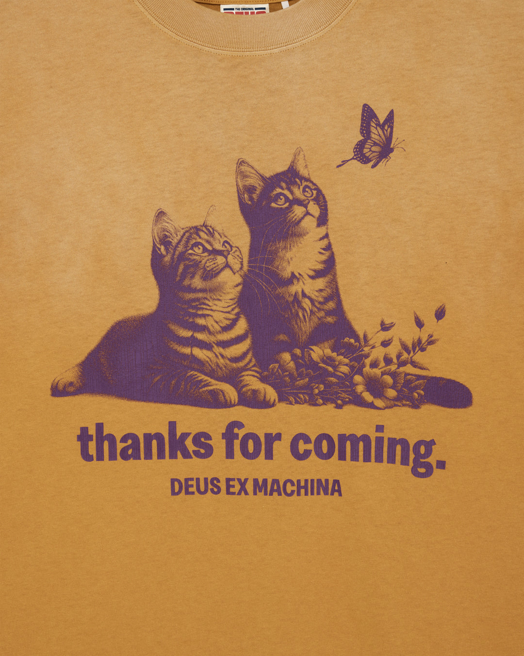 DEUS EX MACHINA OSTINATO TEE - SUNFLOWER