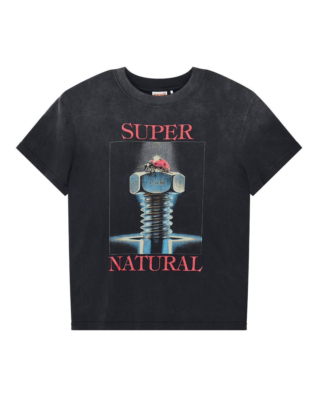 divine-connection-tee-anthracite|Flatlay