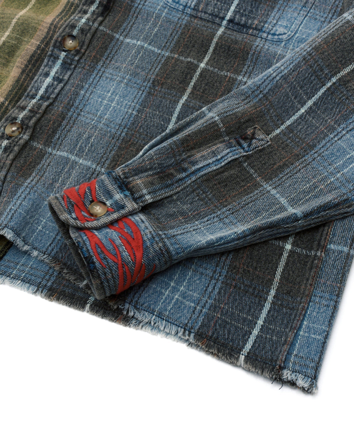 DEUS EX MACHINA GENESIS EMBRO FLANNEL - BLUE CHECK