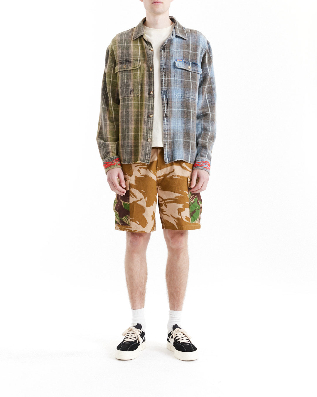 DEUS EX MACHINA GENESIS EMBRO FLANNEL - BLUE CHECK