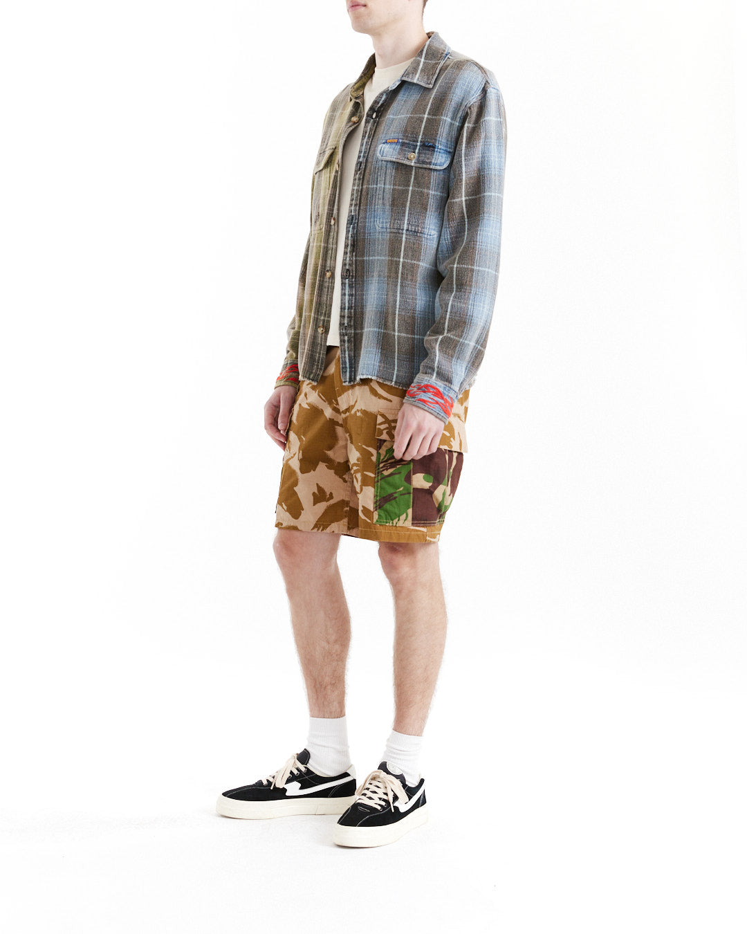 DEUS EX MACHINA GENESIS EMBRO FLANNEL - BLUE CHECK