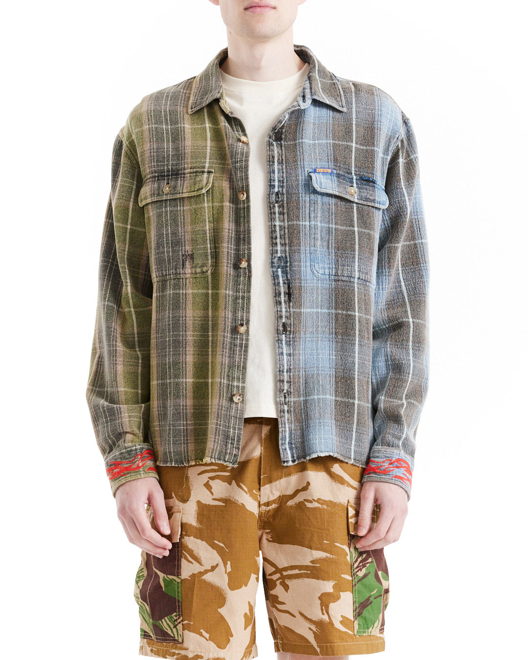Genesis Embro Flannel - Blue Check|Model