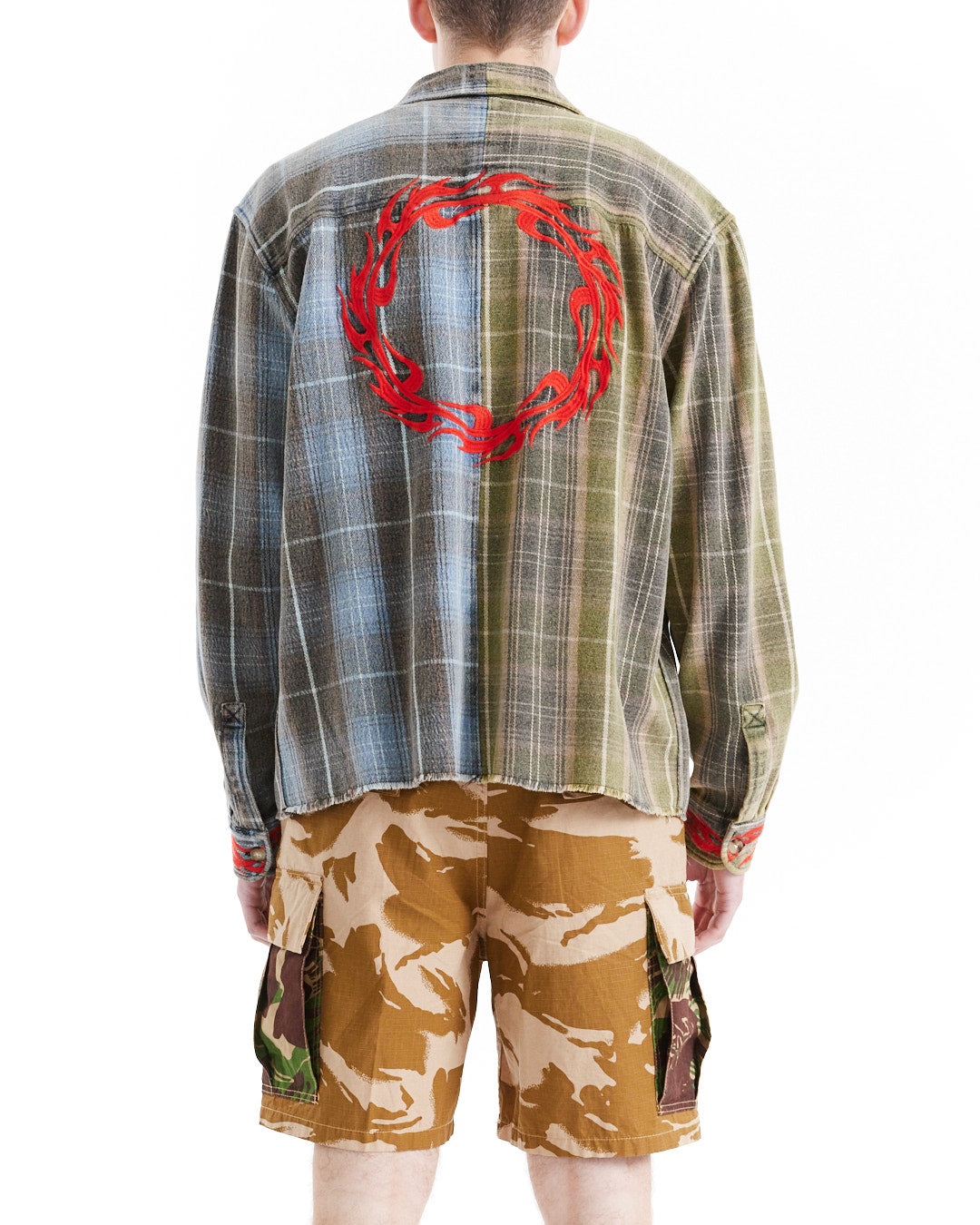 Genesis Embro Flannel - Blue Check|Model