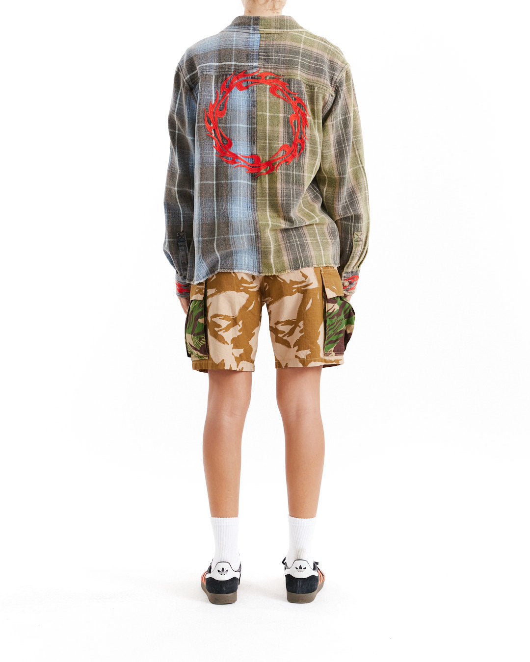DEUS EX MACHINA GENESIS EMBRO FLANNEL - BLUE CHECK