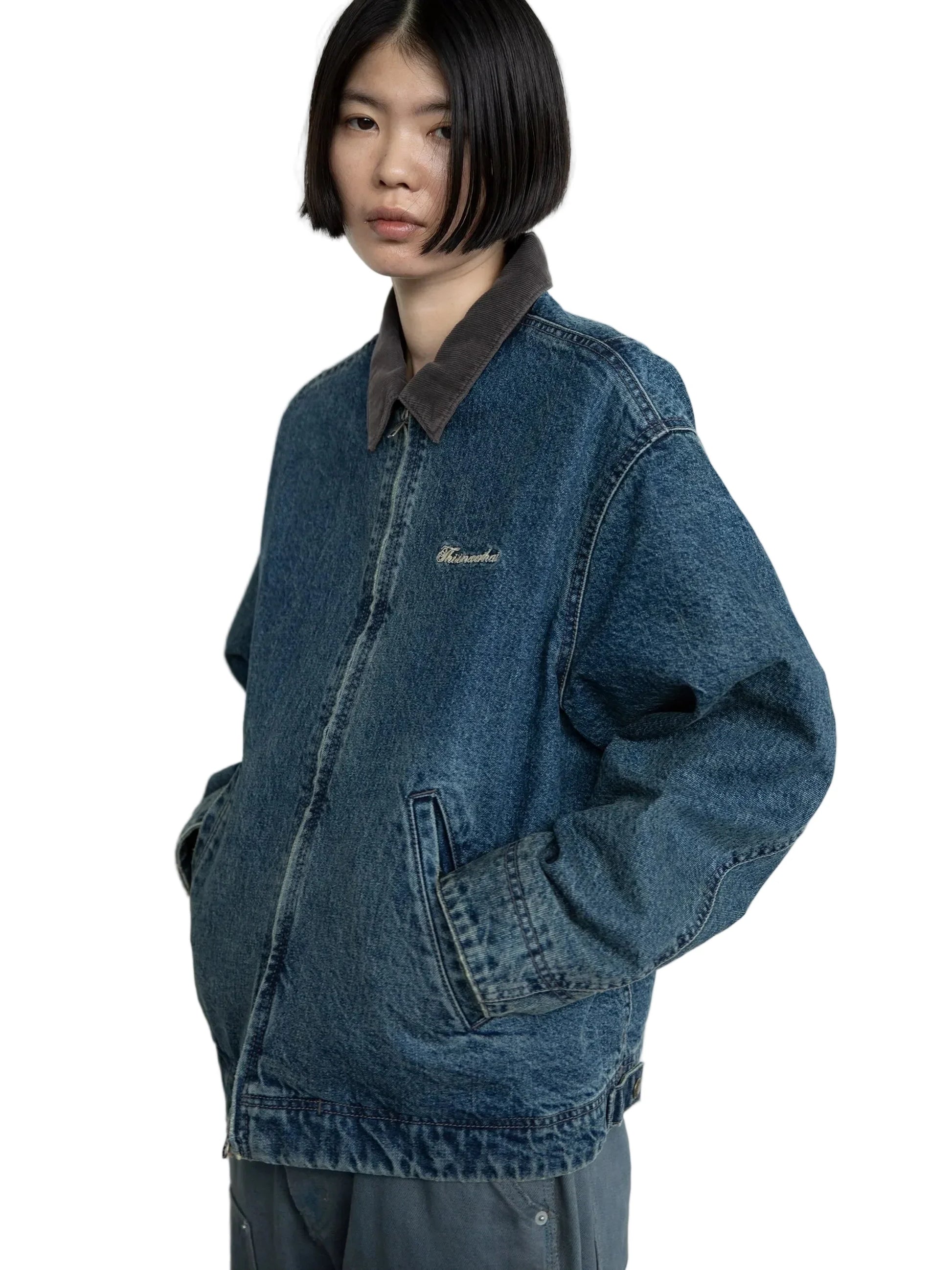 THISISNEVERTHAT - DENIM WORK JACKET - BLUE