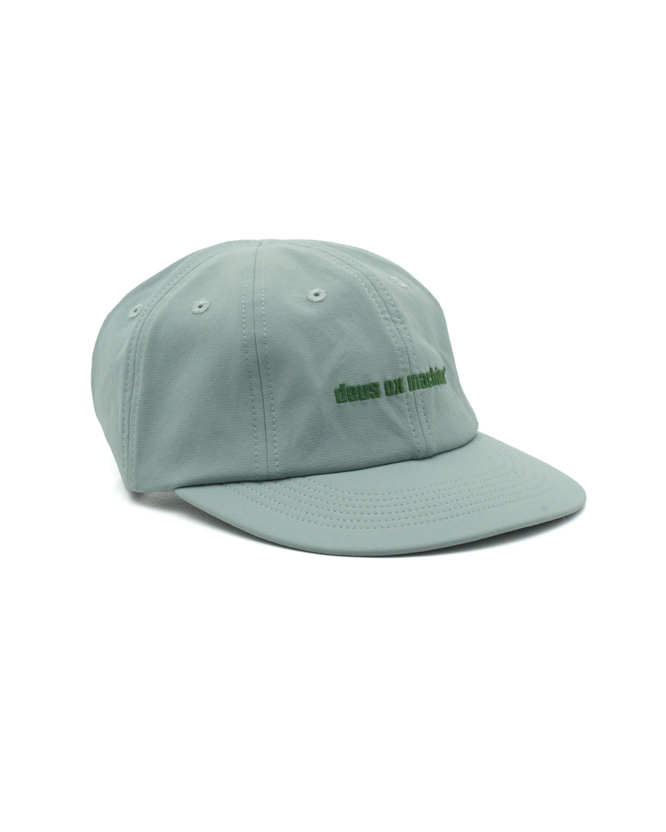 DEUS EX MACHINA LATE NIGHT 8 PANEL CAP - SHALE GREEN