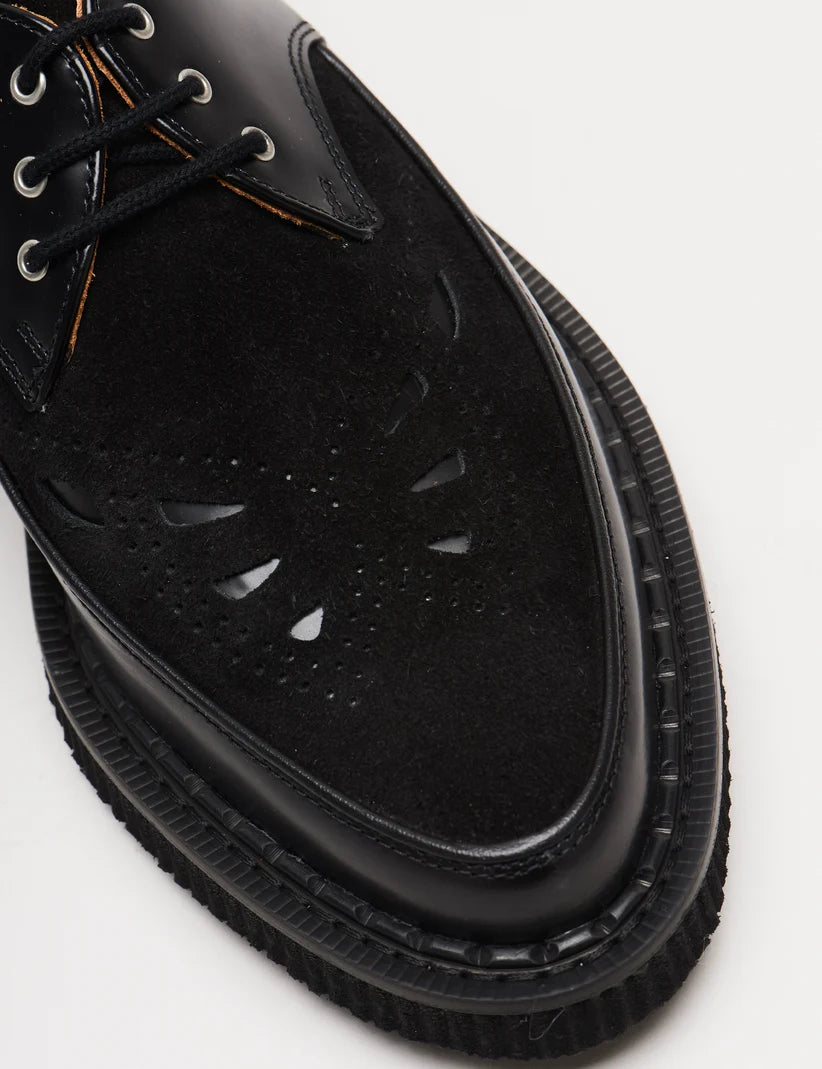 GEORGE COX ELSDEN - BLACK/BLACK SUEDE