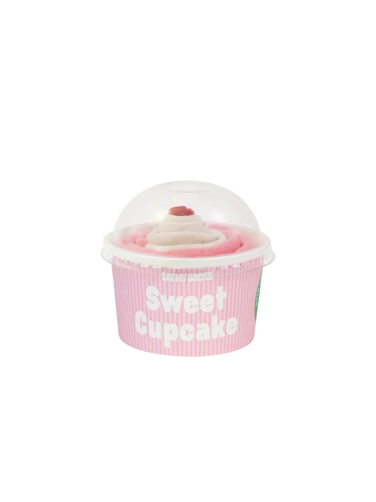 EAT MY SOCKS STRAWBERRY CUPCAKE