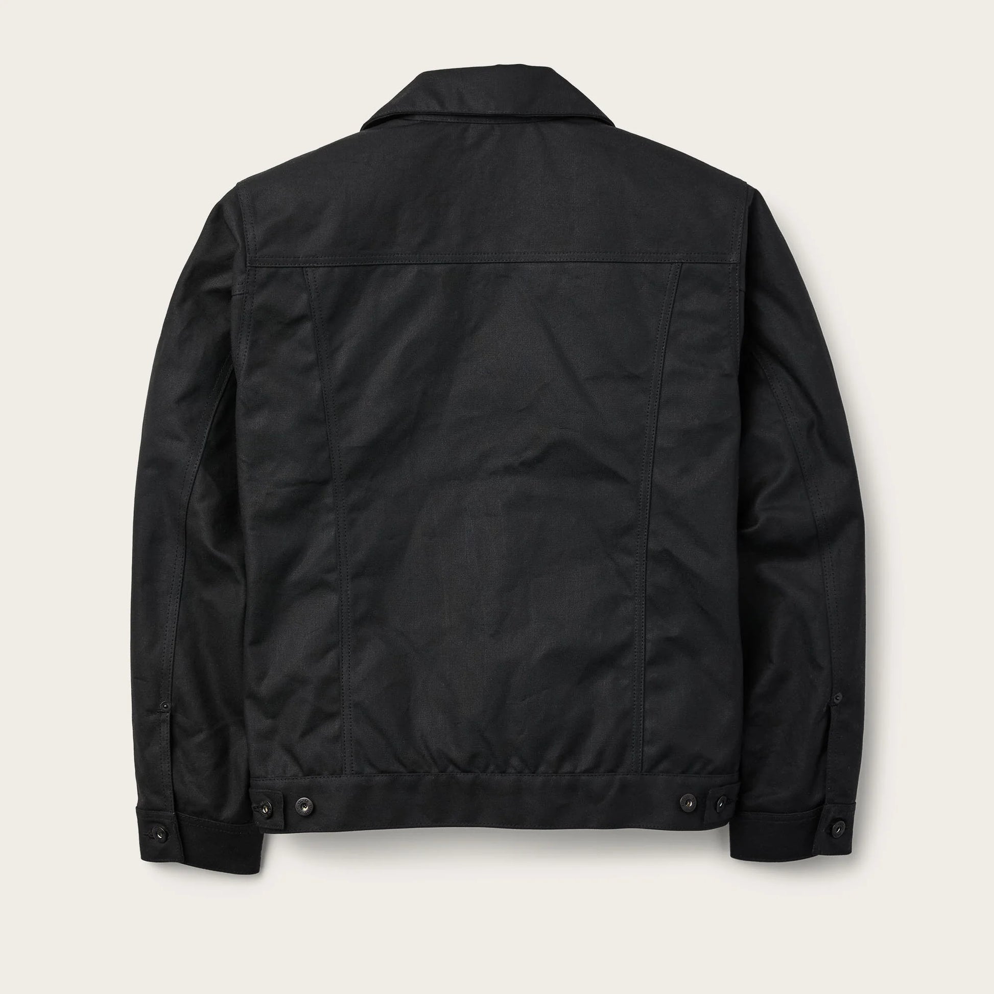 FILSON TIN CLOTH SHORT LINED CRUISER JACKET - BLACK