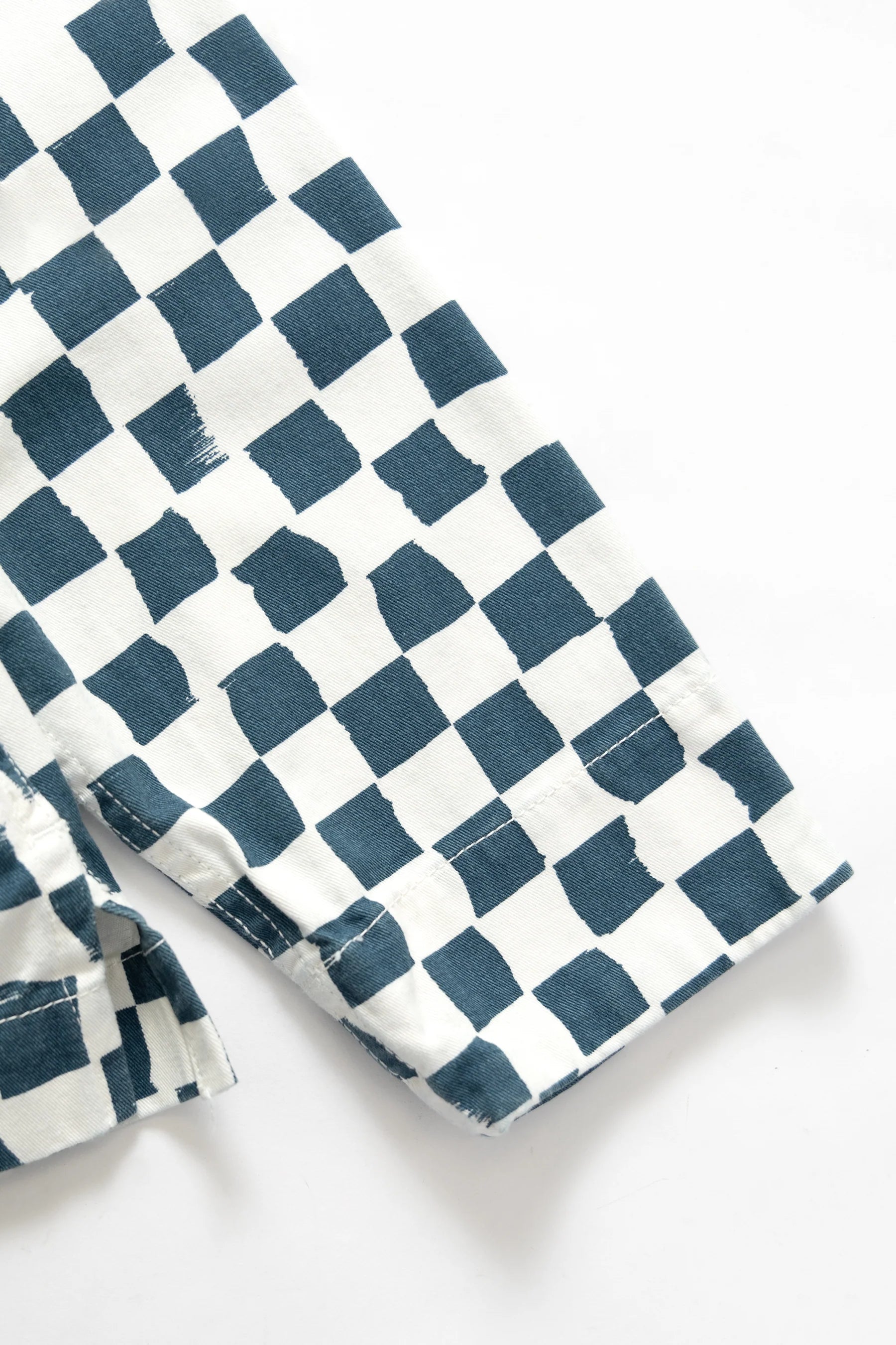Service Works Drill Printed Foh Jacket — Teal Checker — view 6