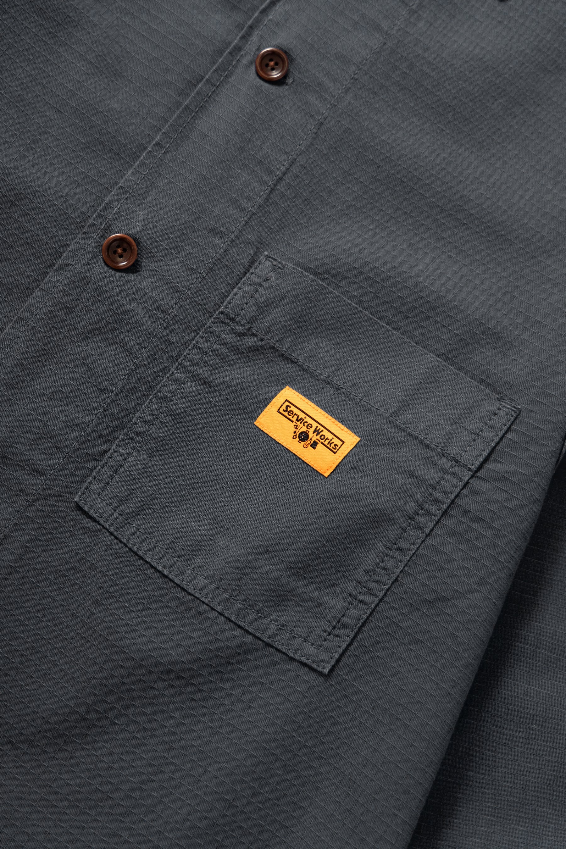 SERVICE WORKS RIPSTOP FOH JACKET - WASHED BLACK