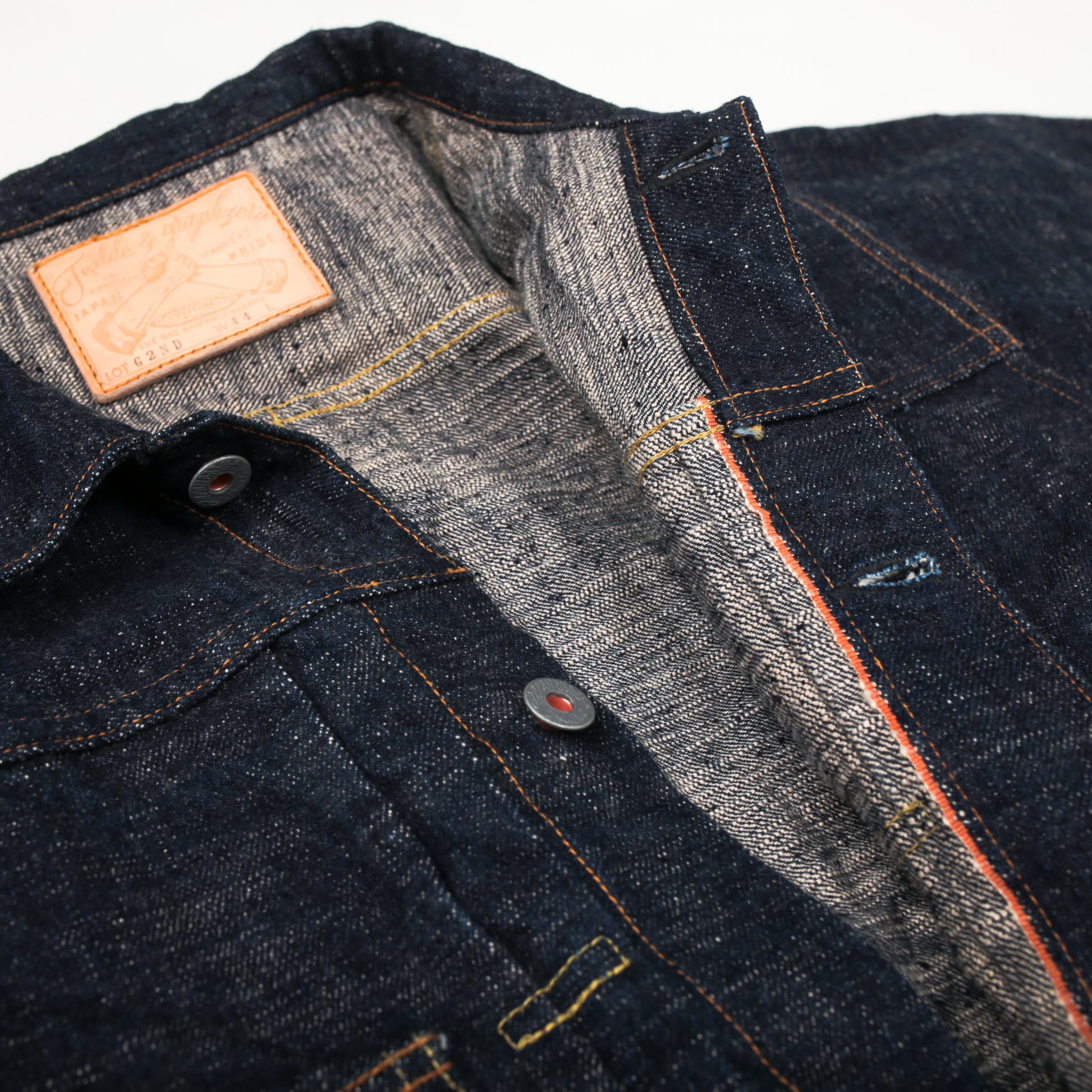 GRAPH ZERO  - 15OZ JEAN JACKET 2ND TYPE - SLUB YARN