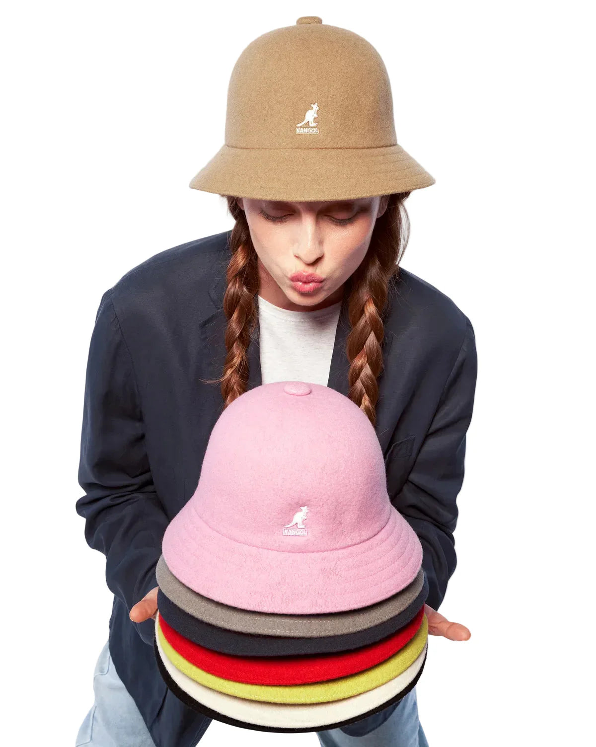 KANGOL WOOL CASUAL - WHITE