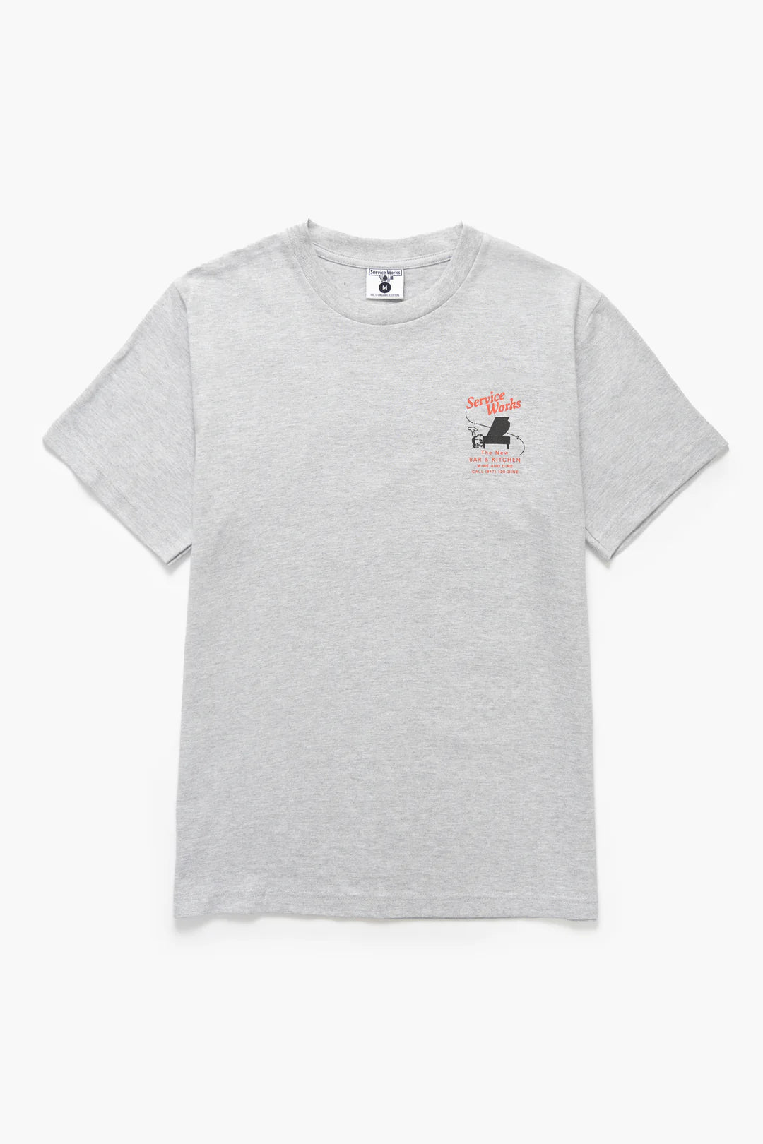 SERVICE WORKS BAR + KITCHEN TEE - HEATHER GREY