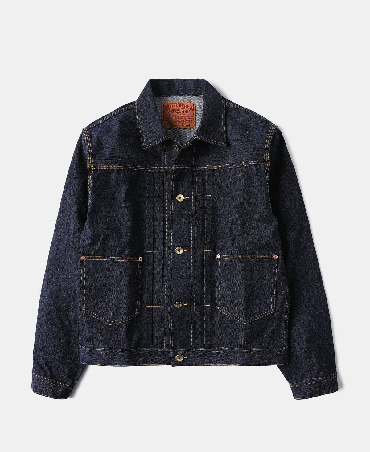 MILITORA LOT 808 1930S SELVEDGE DENIM JACKET - INDIGO