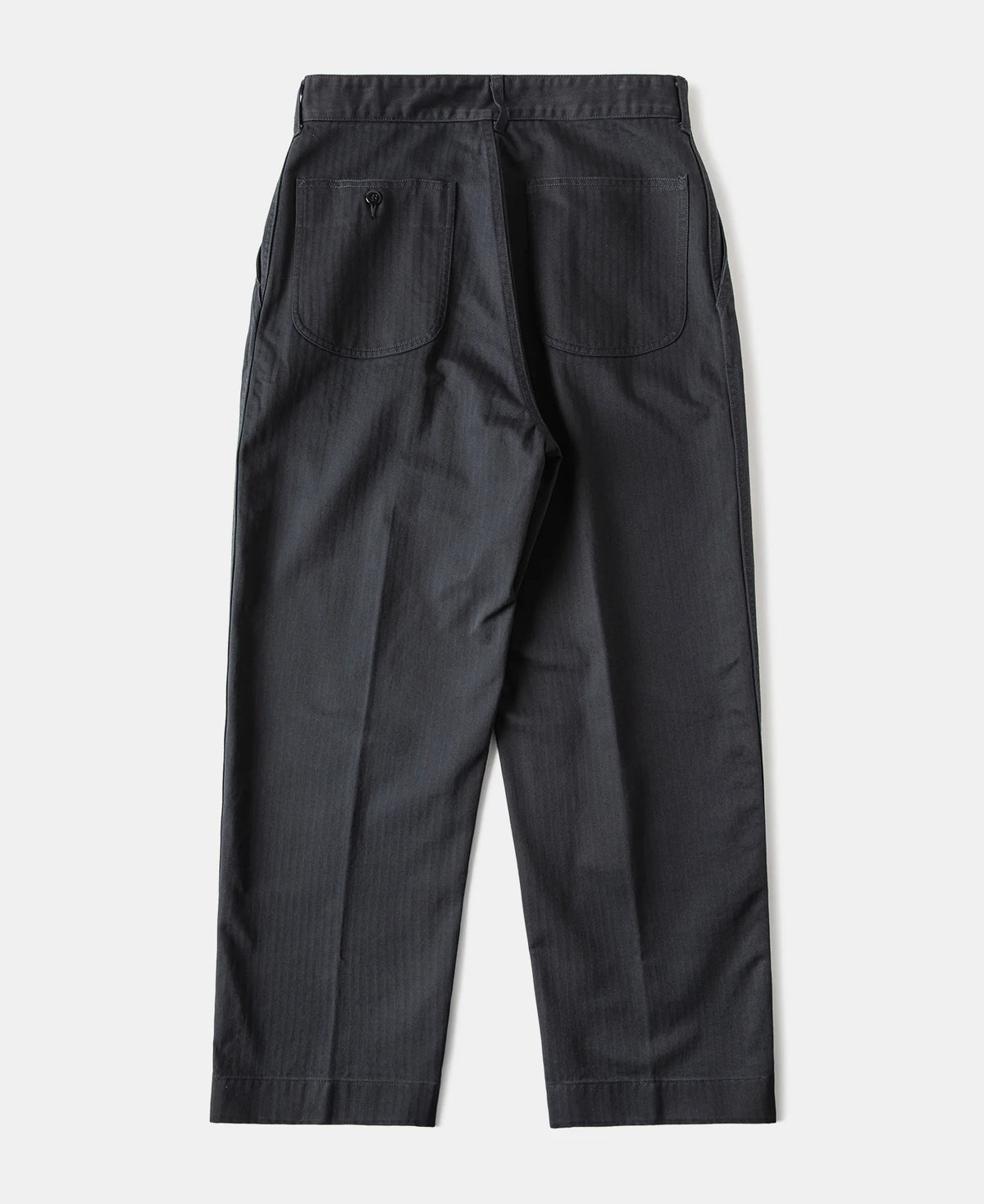 MILITORA LOT 825 1950S USMC HERRINGBONE TROUSERS - VINTAGE BLACK