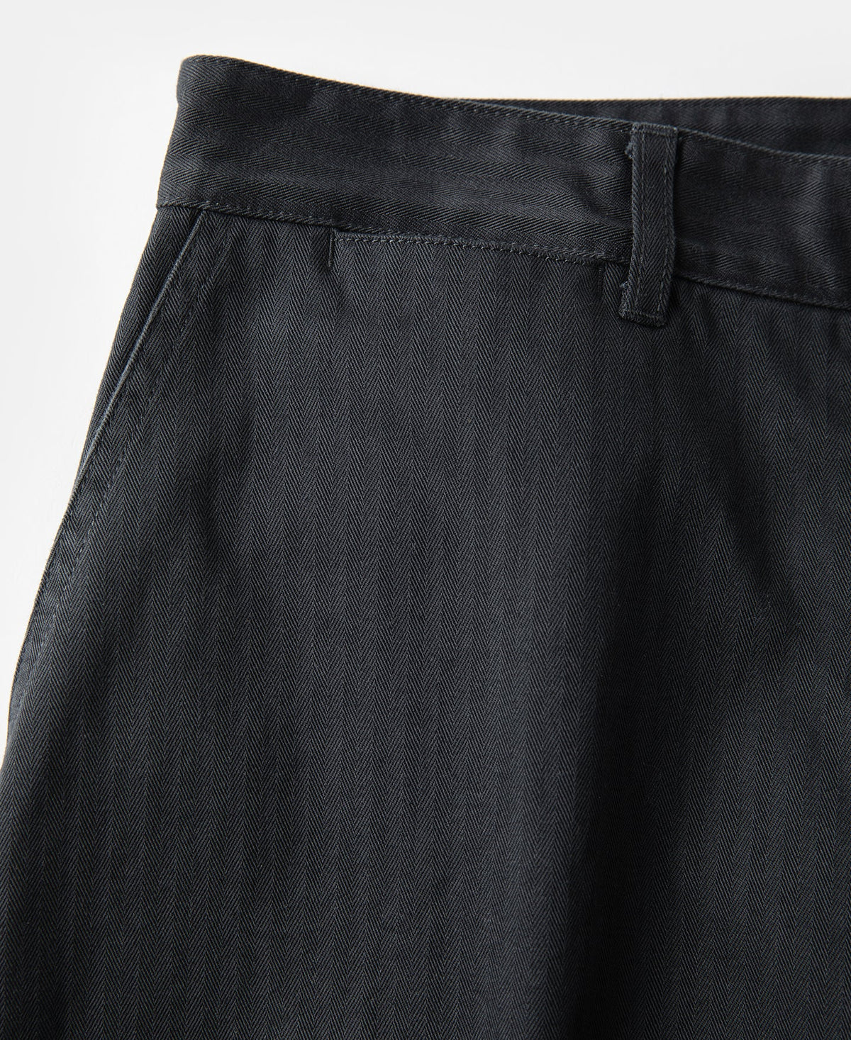 MILITORA LOT 825 1950S USMC HERRINGBONE TROUSERS - VINTAGE BLACK
