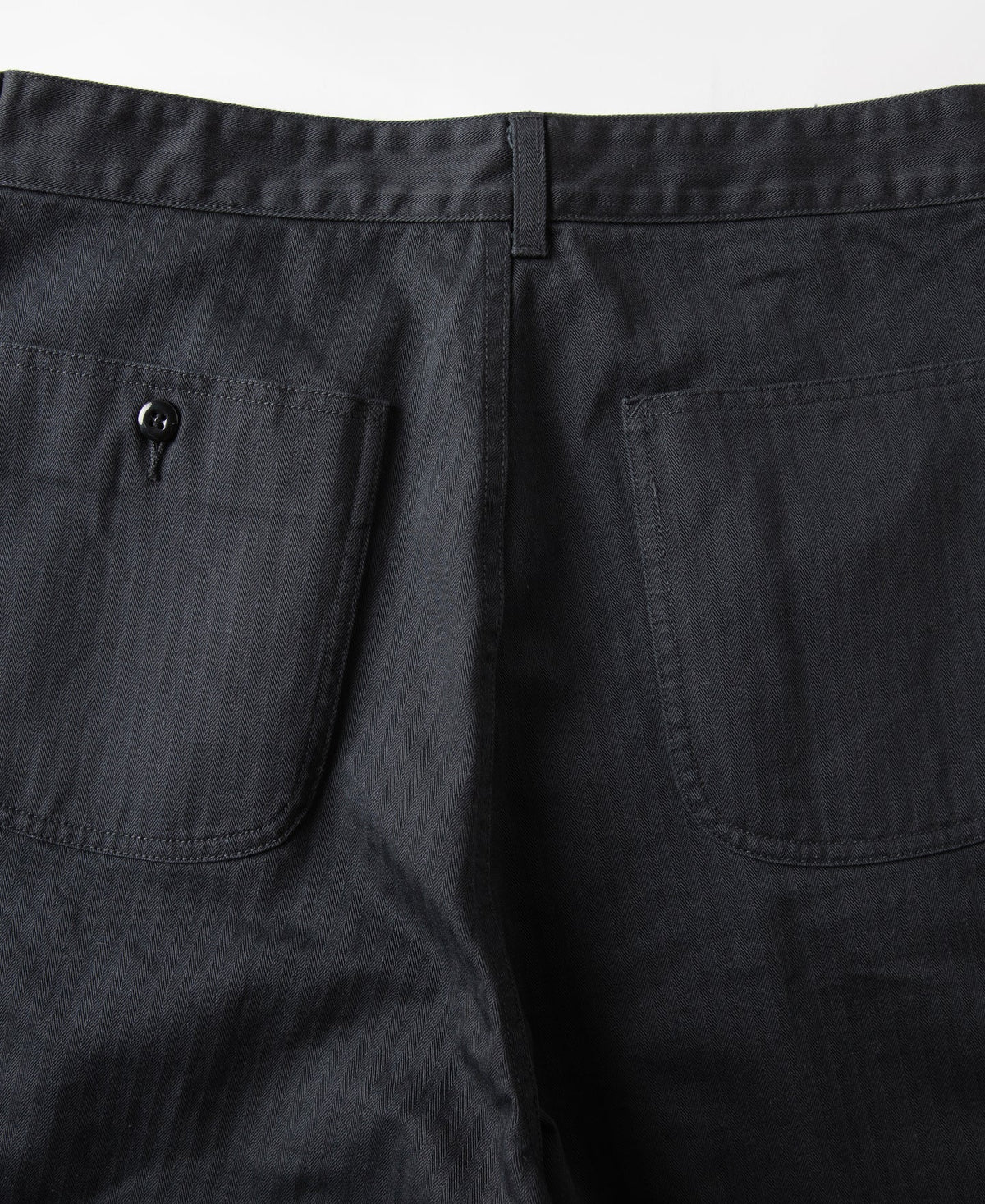 MILITORA LOT 825 1950S USMC HERRINGBONE TROUSERS - VINTAGE BLACK