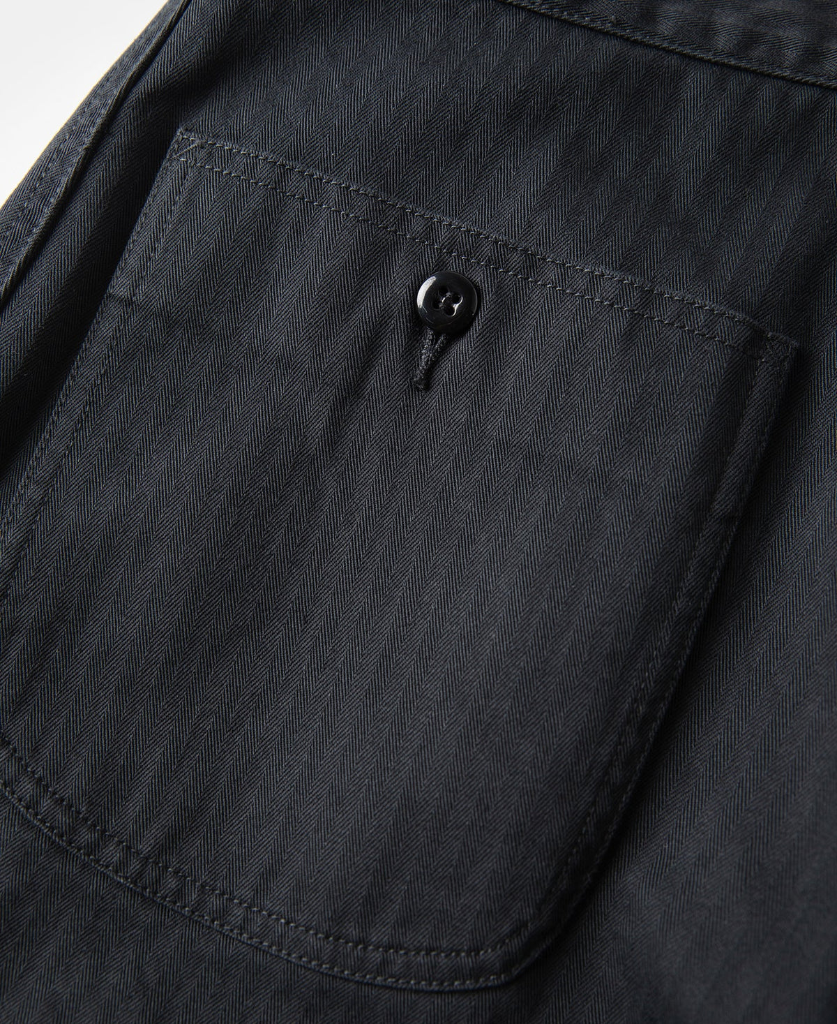 MILITORA LOT 825 1950S USMC HERRINGBONE TROUSERS - VINTAGE BLACK