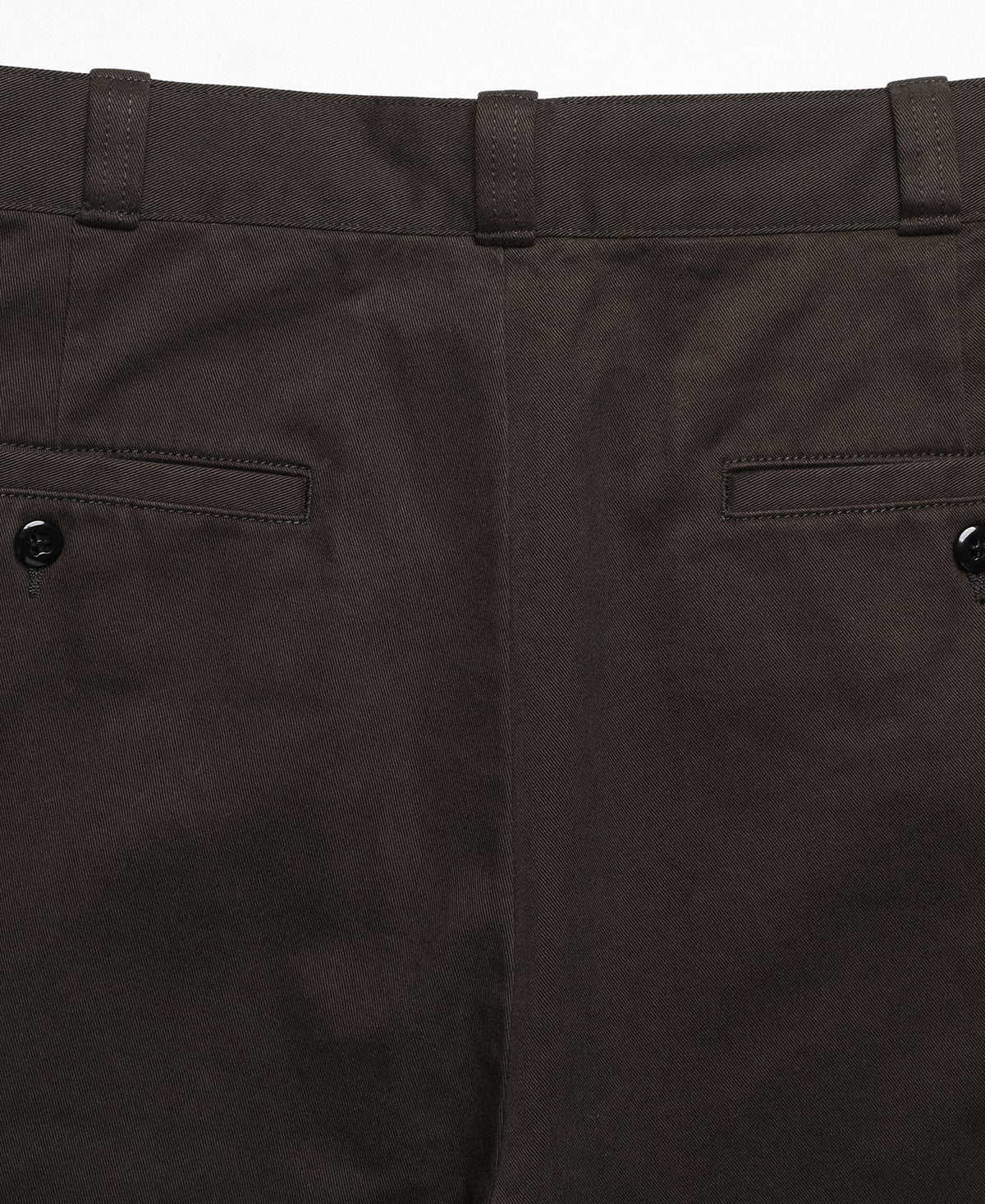 MILITORA LOT 833 1950S HEAVYWEIGHT WIDE MILITARY TROUSERS - COFFEE