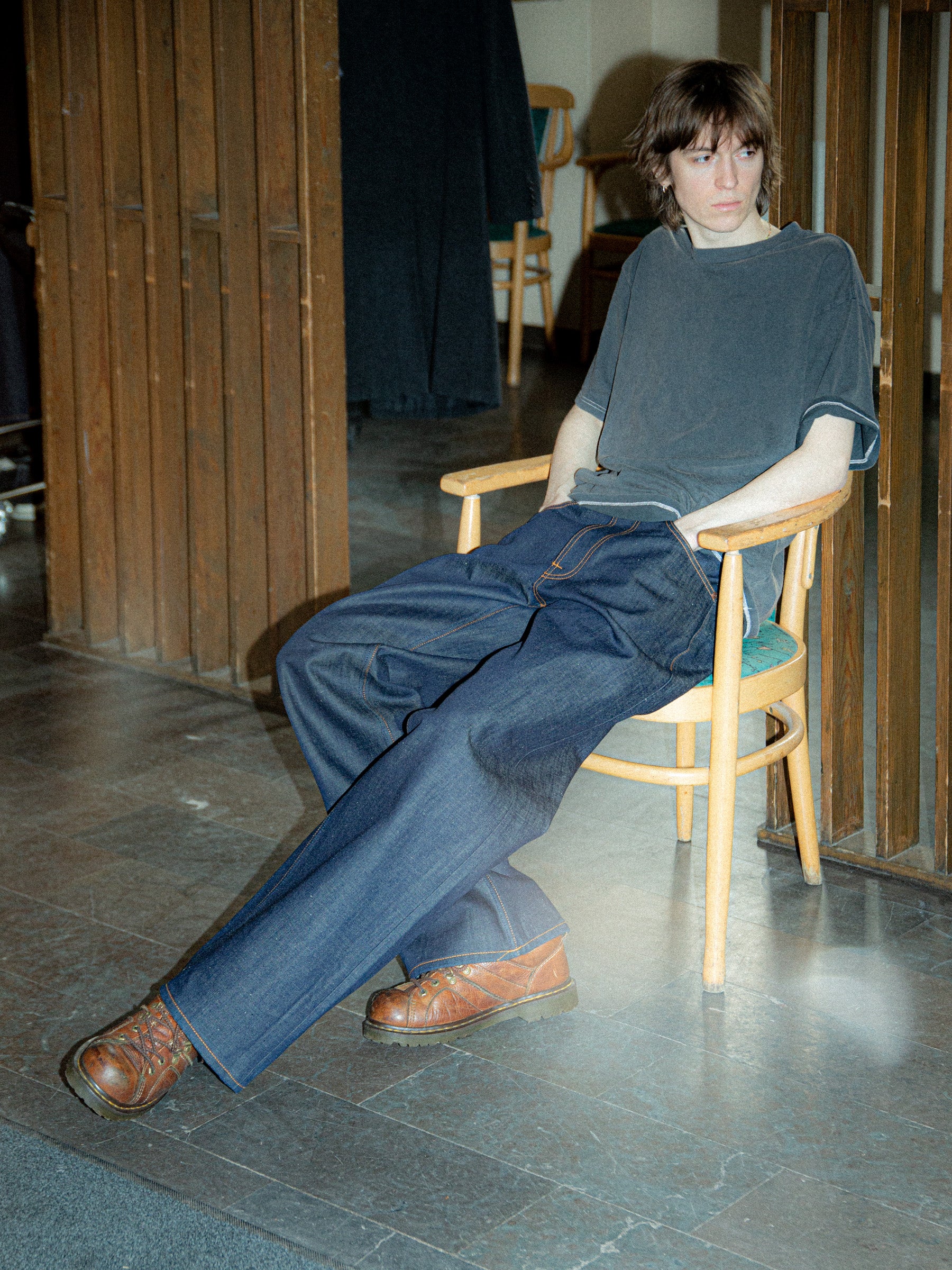 NUDIE JEANS LOUD LARRY - DRY WEIRD