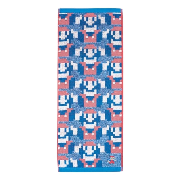MARUSHIN SUN HEART  MARIO MARIO PATTERN FACE TOWEL - MULTICOLOR