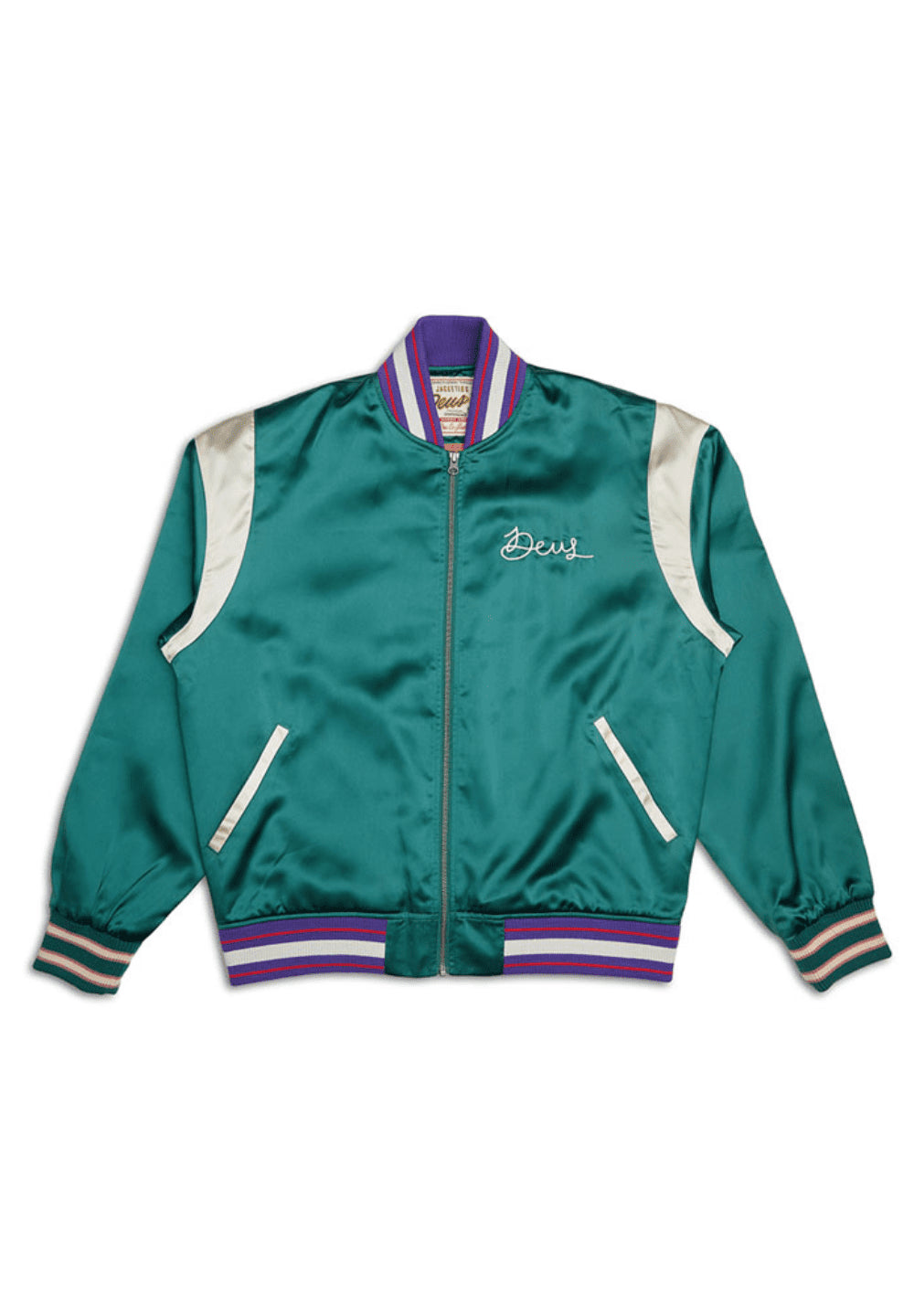 Deus Ex Machina Memento Mori Jacket — Emerald — front view