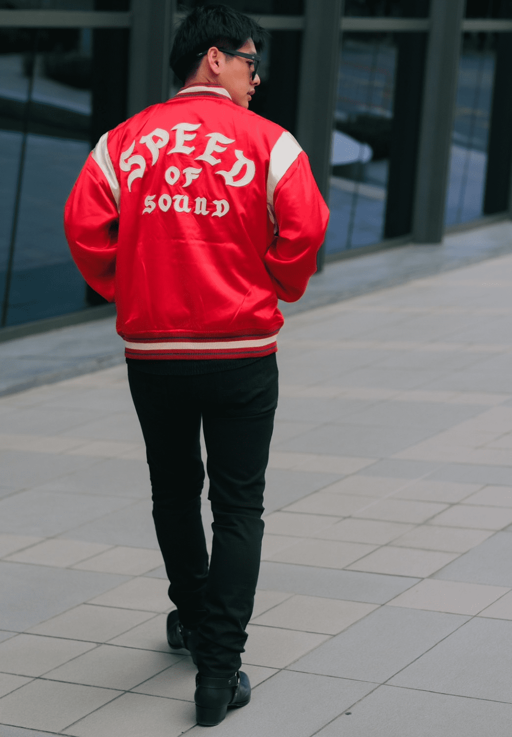 Deus Ex Machina Memento Mori Jacket — Race Red — view 3