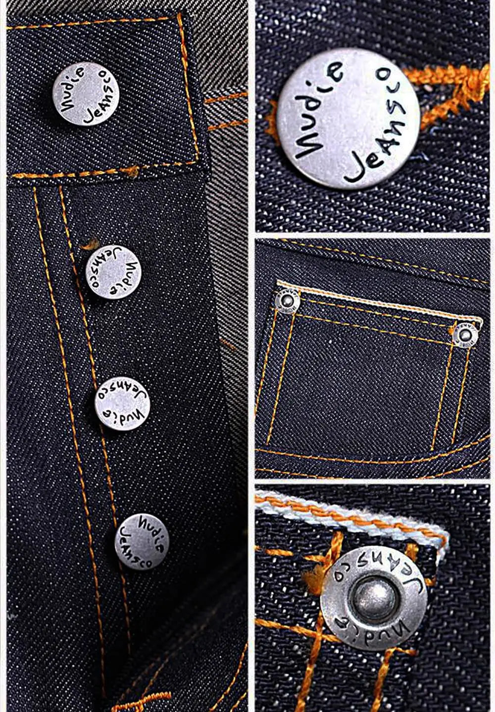 NUDIE JEANS GRIM TIM - ORGANIC DRY SELVEAGE