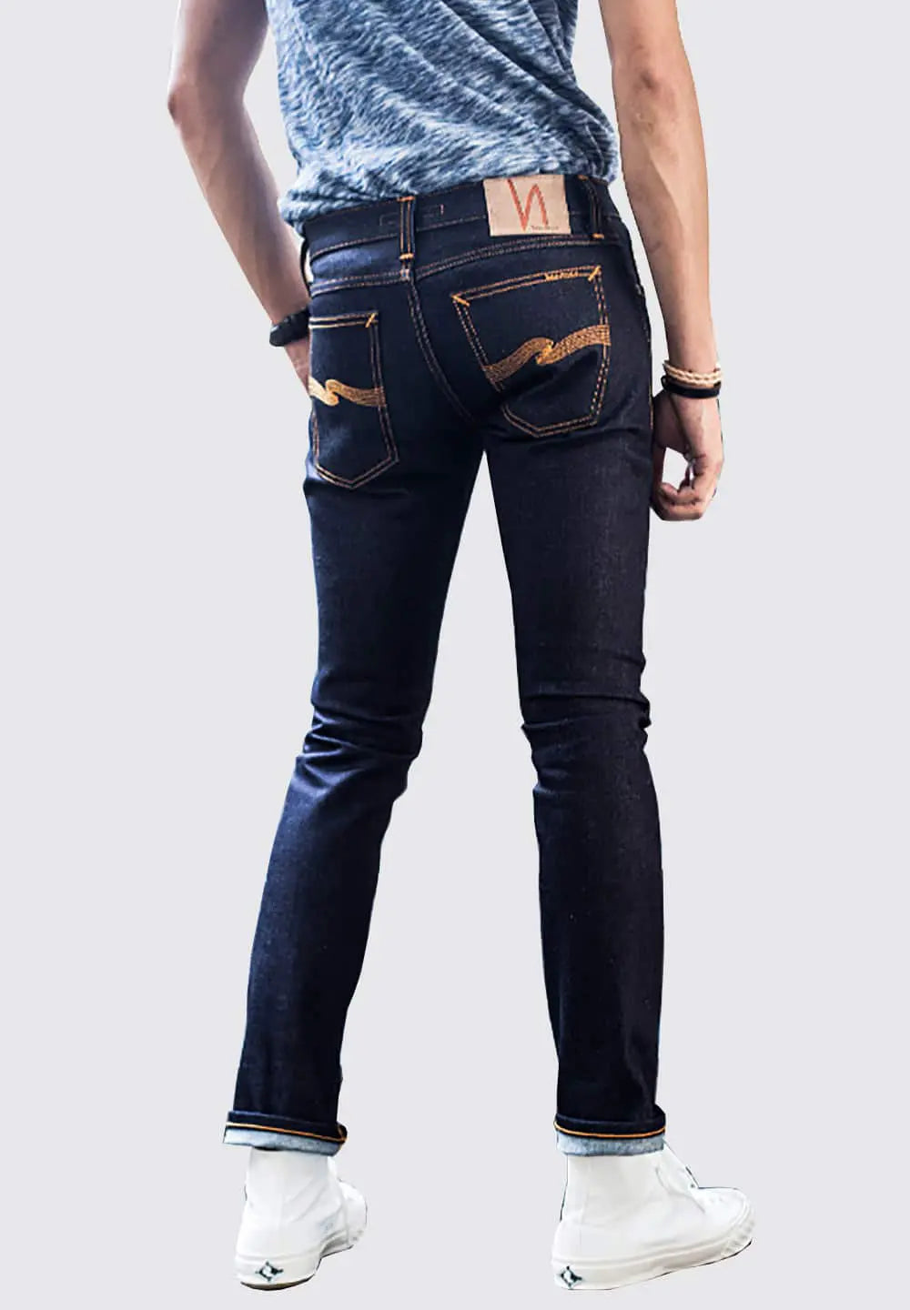 NUDIE JEANS TIGHT LONG JOHN - DRY JAPAN SELVAGE