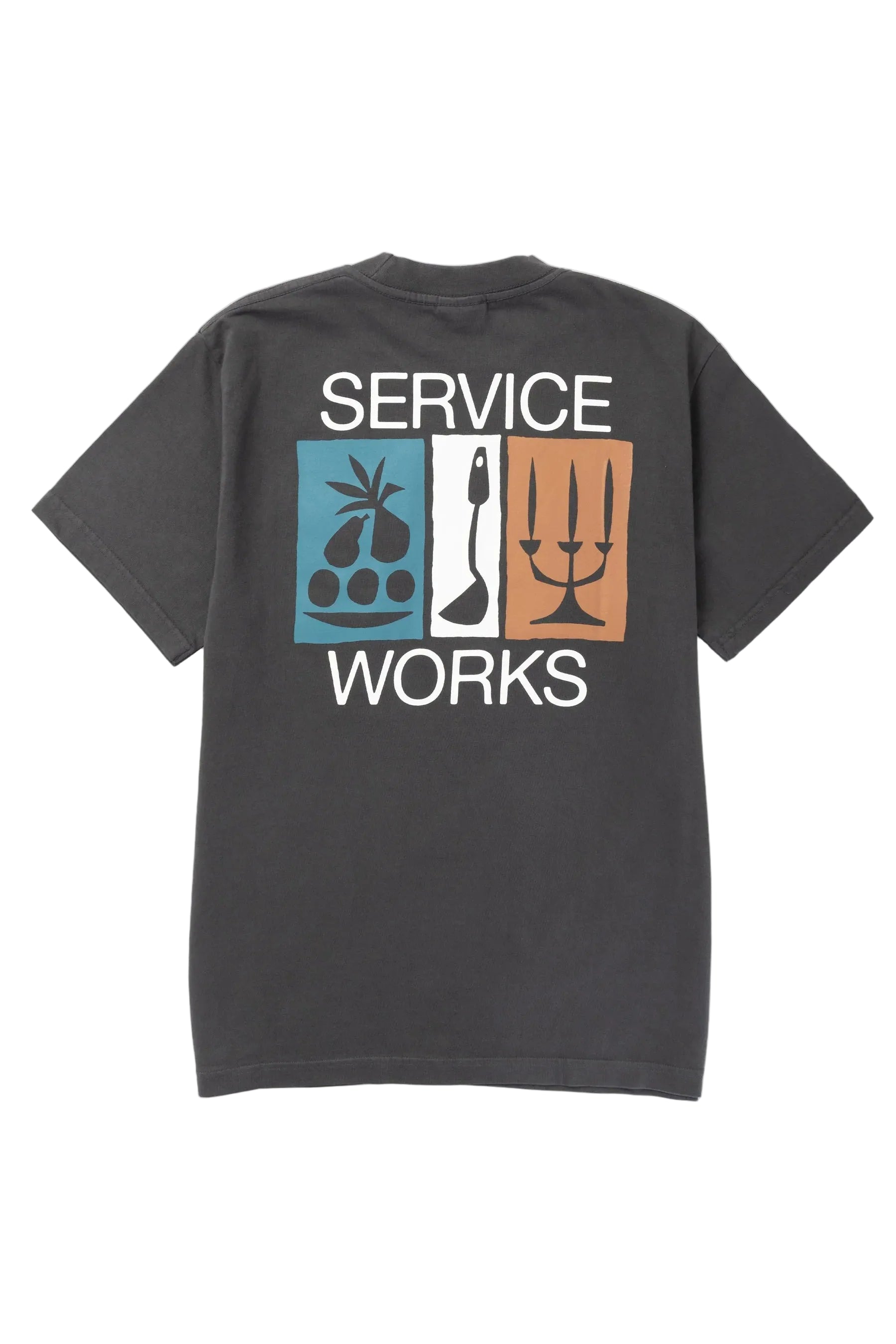 Service Works Nourish Pocket Tee — Charcoal — view 2