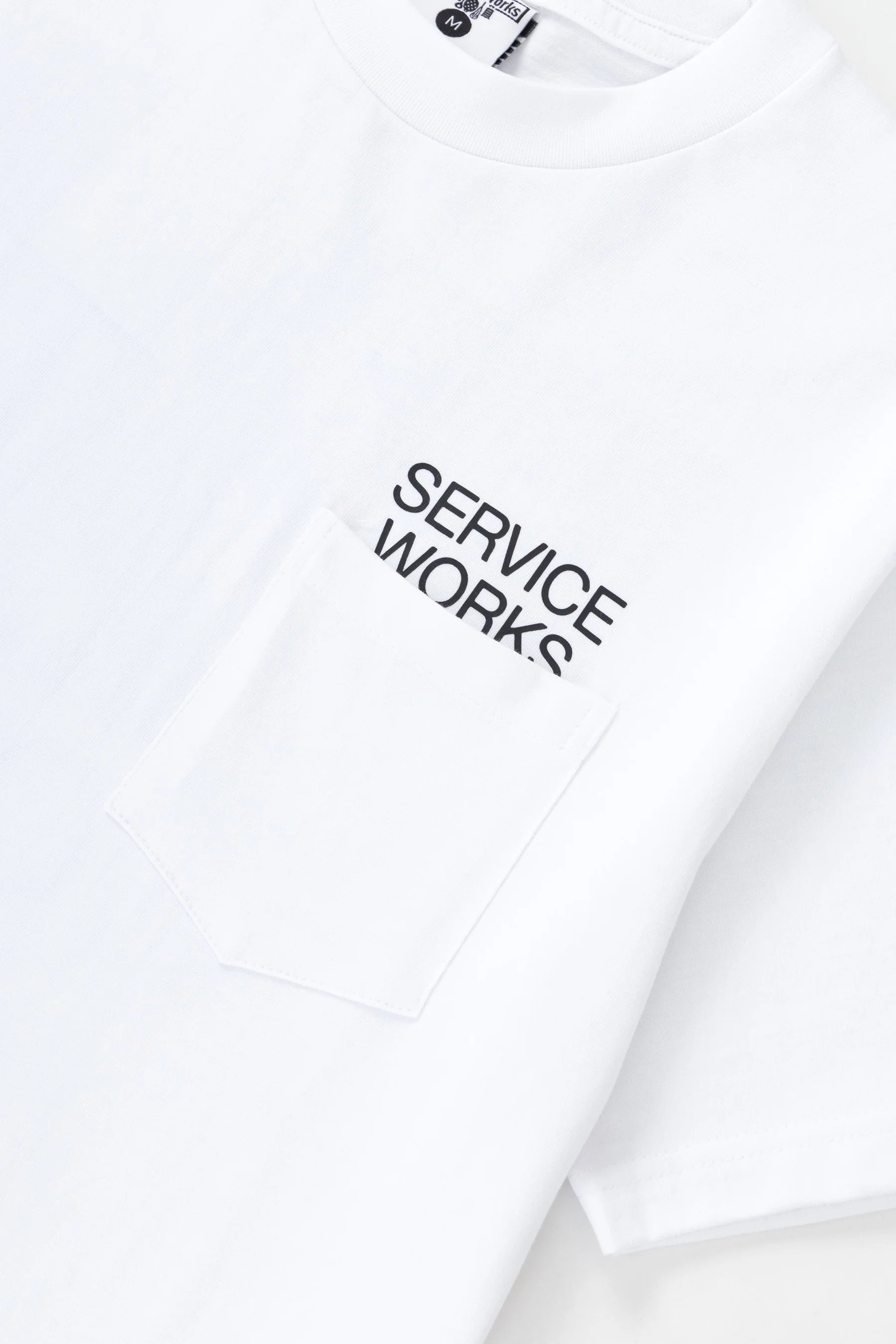 SERVICE WORKS NOURISH POCKET TEE - WHITE