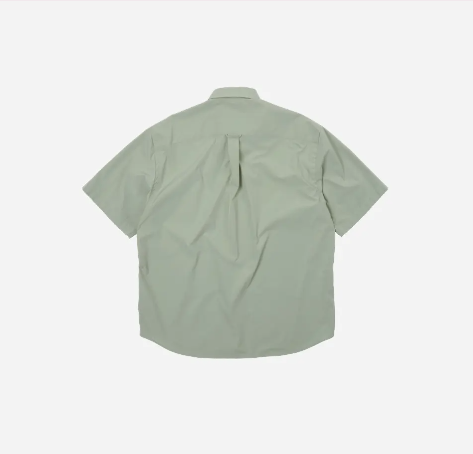 FRIZM WORKS OG POPLIN OVERSIZED SHIRT - LIGHT GREEN
