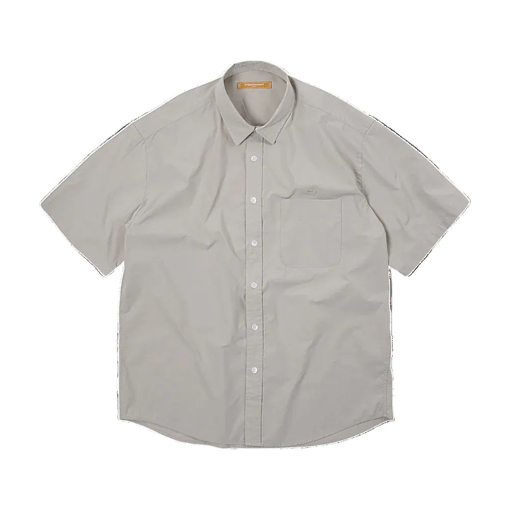 FRIZM WORKS OG POPLIN OVERSIZED SHIRT - GREY