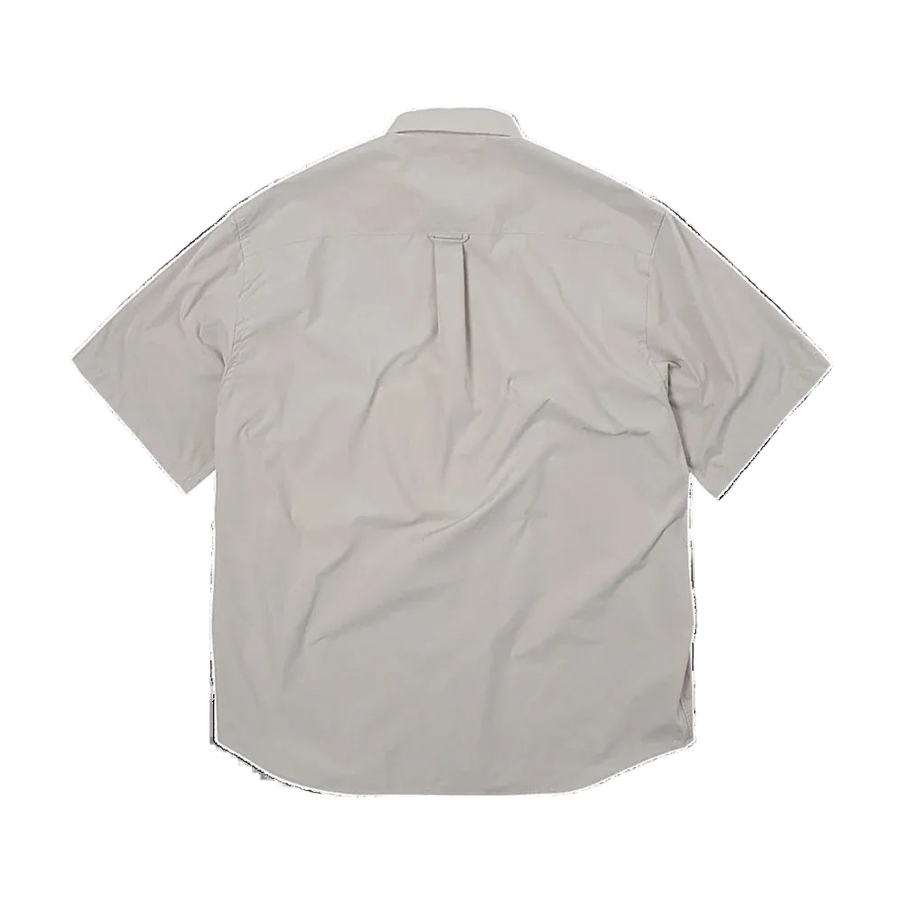 FRIZM WORKS OG POPLIN OVERSIZED SHIRT - GREY