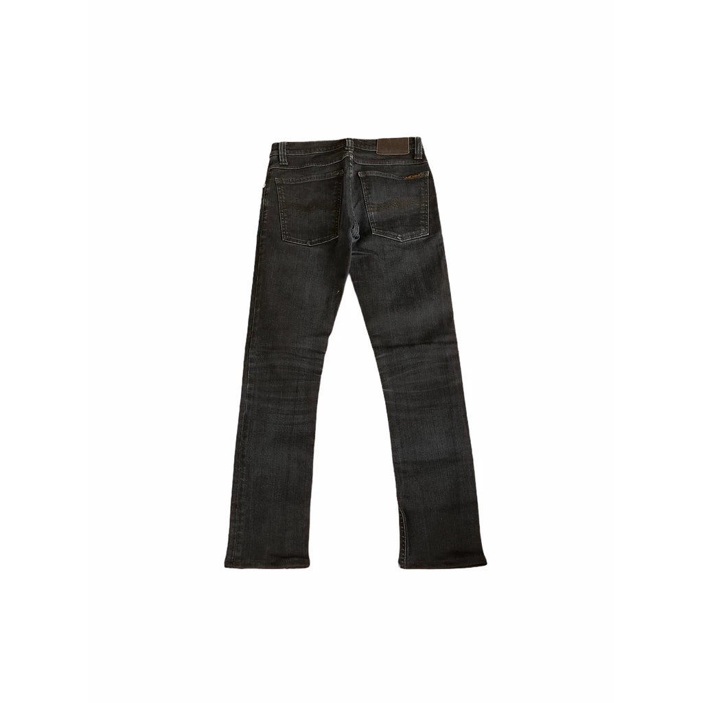 NUDIE TIGHT LONGJOHN - ORGANIC BLACK IN BLACK