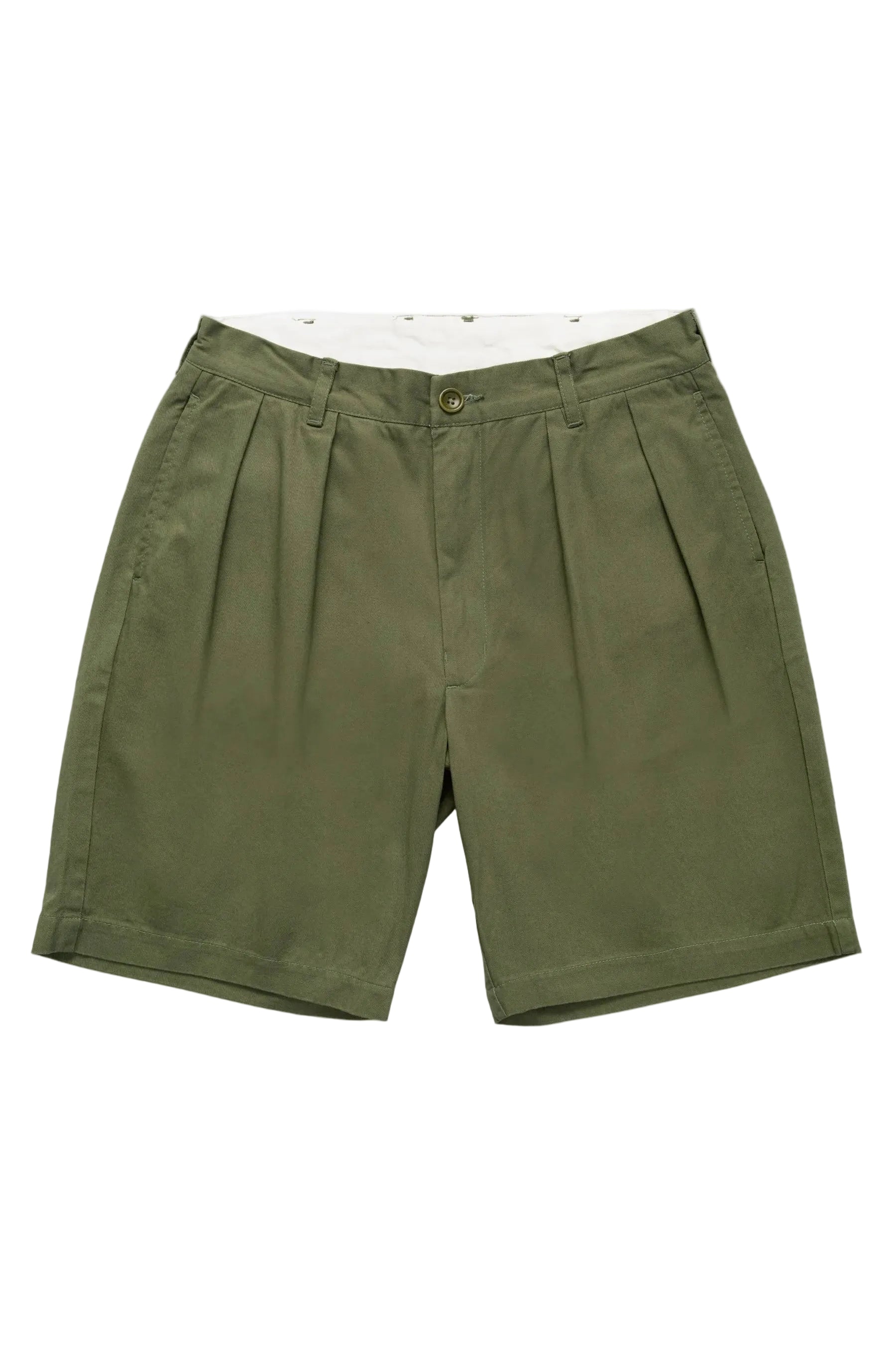 Service Works Drill Part Timer Short — Olive — front view